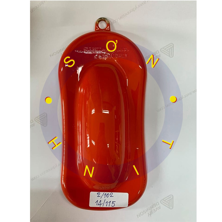 SƠN SAMURAI SƠN XỊT MÀU CAM SÁNG 115