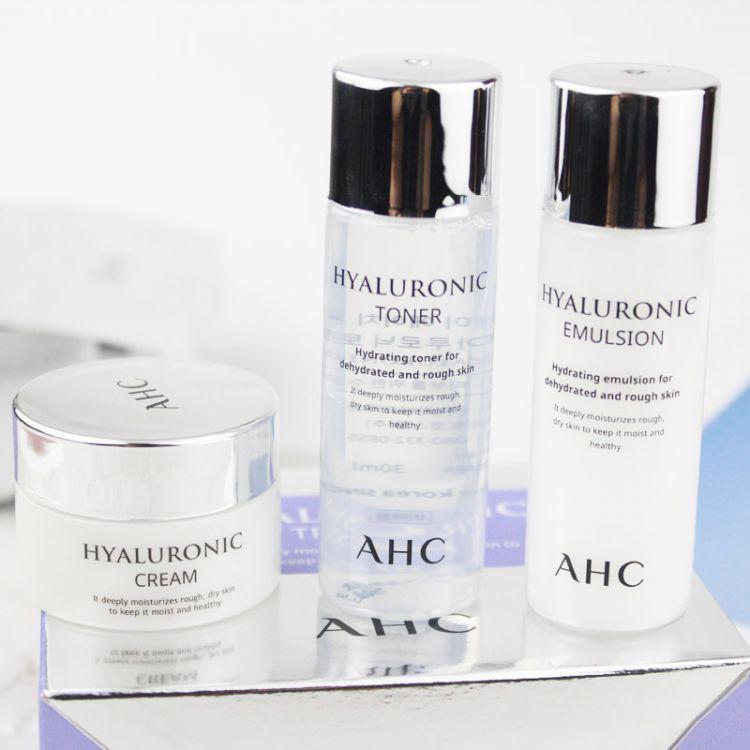 Bộ sản phẩm siêu cấp ẩm AHC Hyaluronic Trial Kit (3 món)