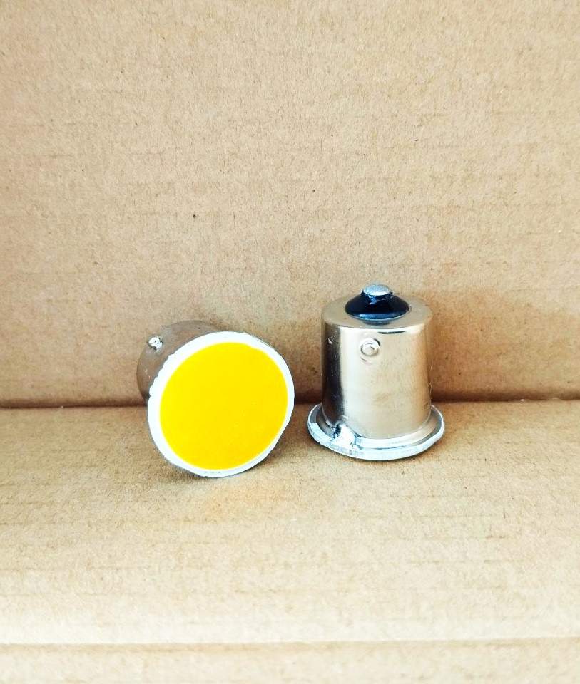 Bóng Đèn Tín Hiệu LED P21W (1Tim) 12V 21W (Ánh Sáng Vàng)
