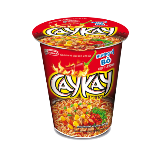 Mì ly CayKay vị bò