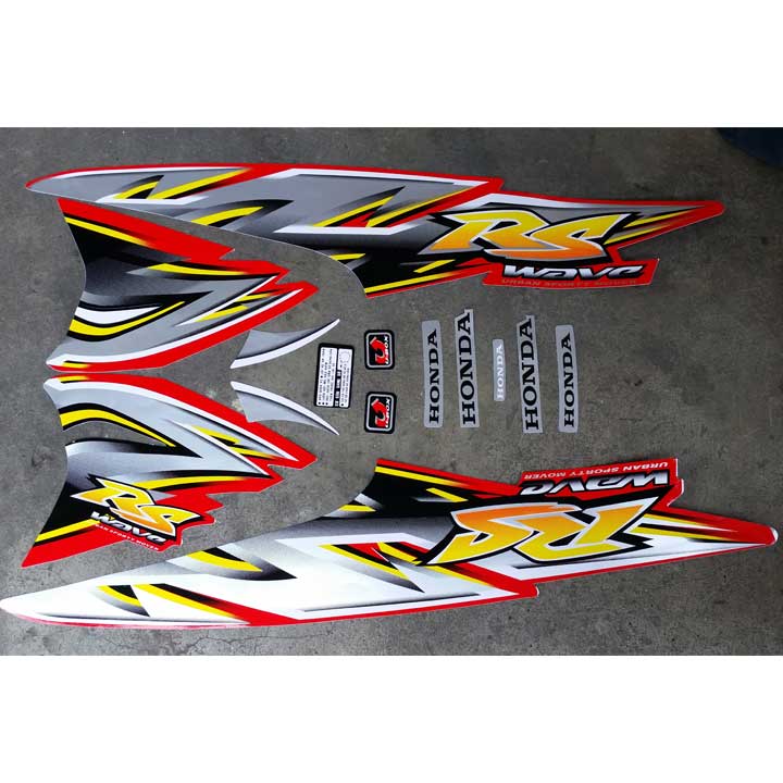 Tem xe Wave RS LOẠI ZIN, TEM XỊN - màu ĐỎ ĐÔ