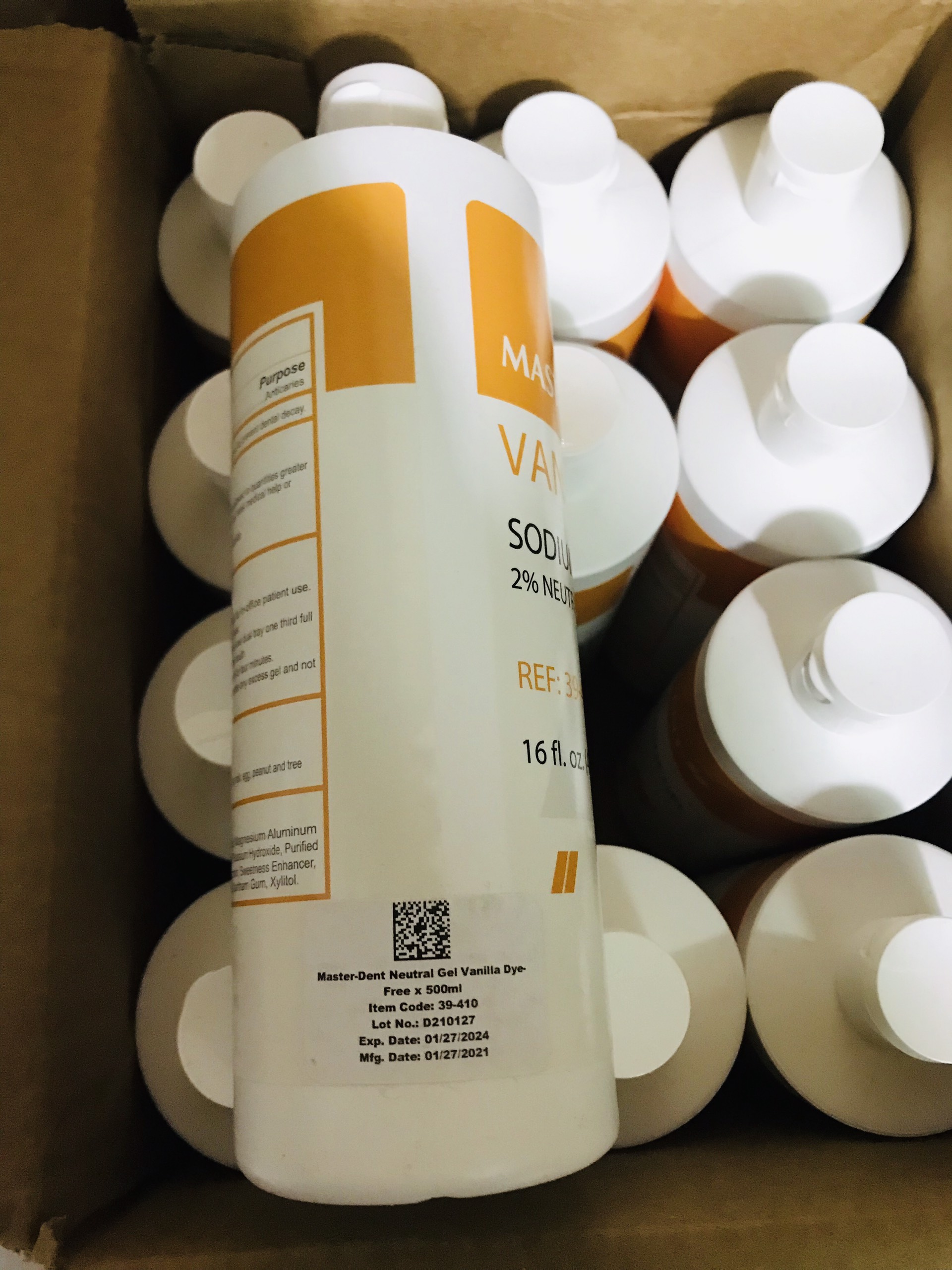 [HCM]Chăm sóc răng miệng Gel Flour 475ml hương vani