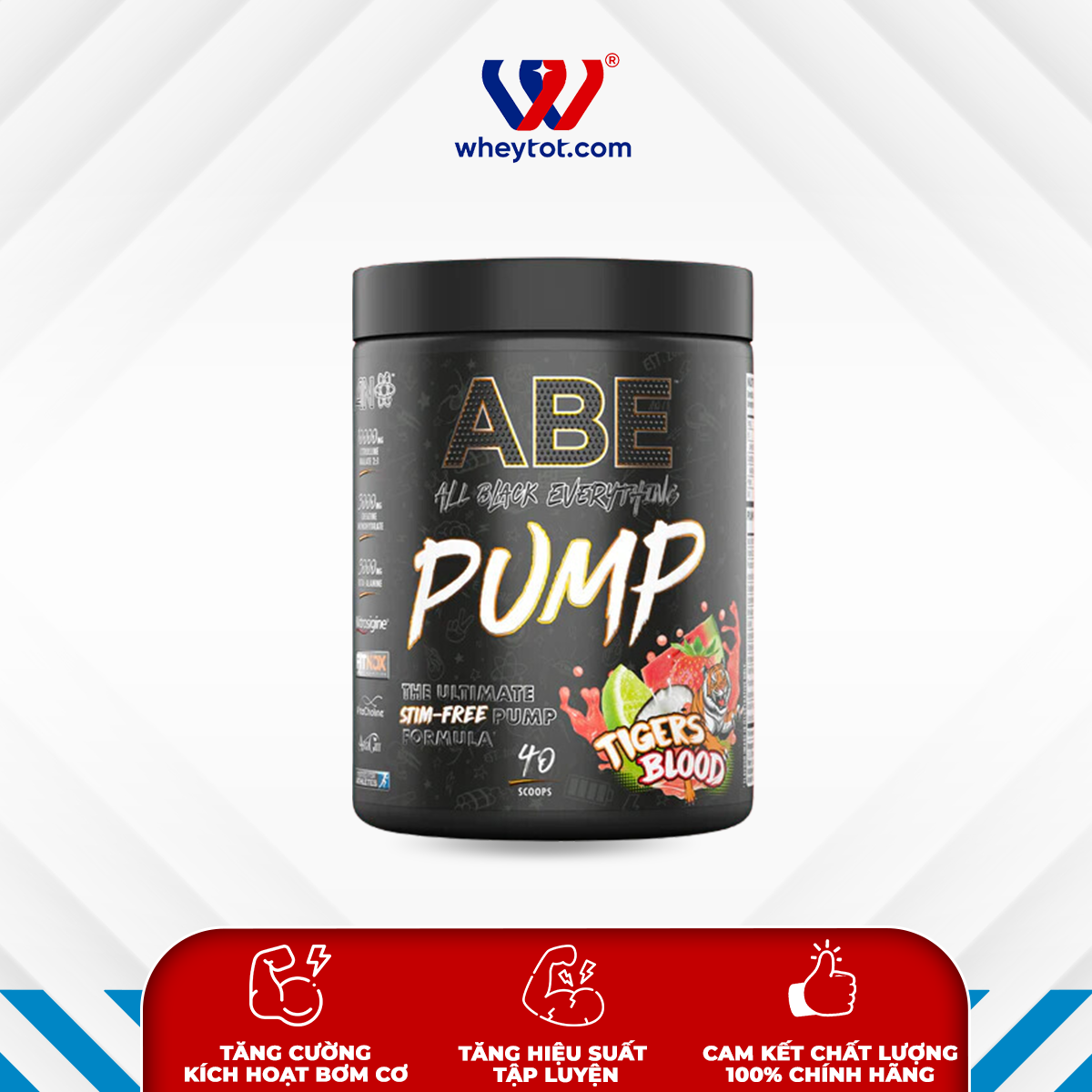 Applied Nutrition ABE PUMP - ZERO STIM PRE-WORKOUT (500G)