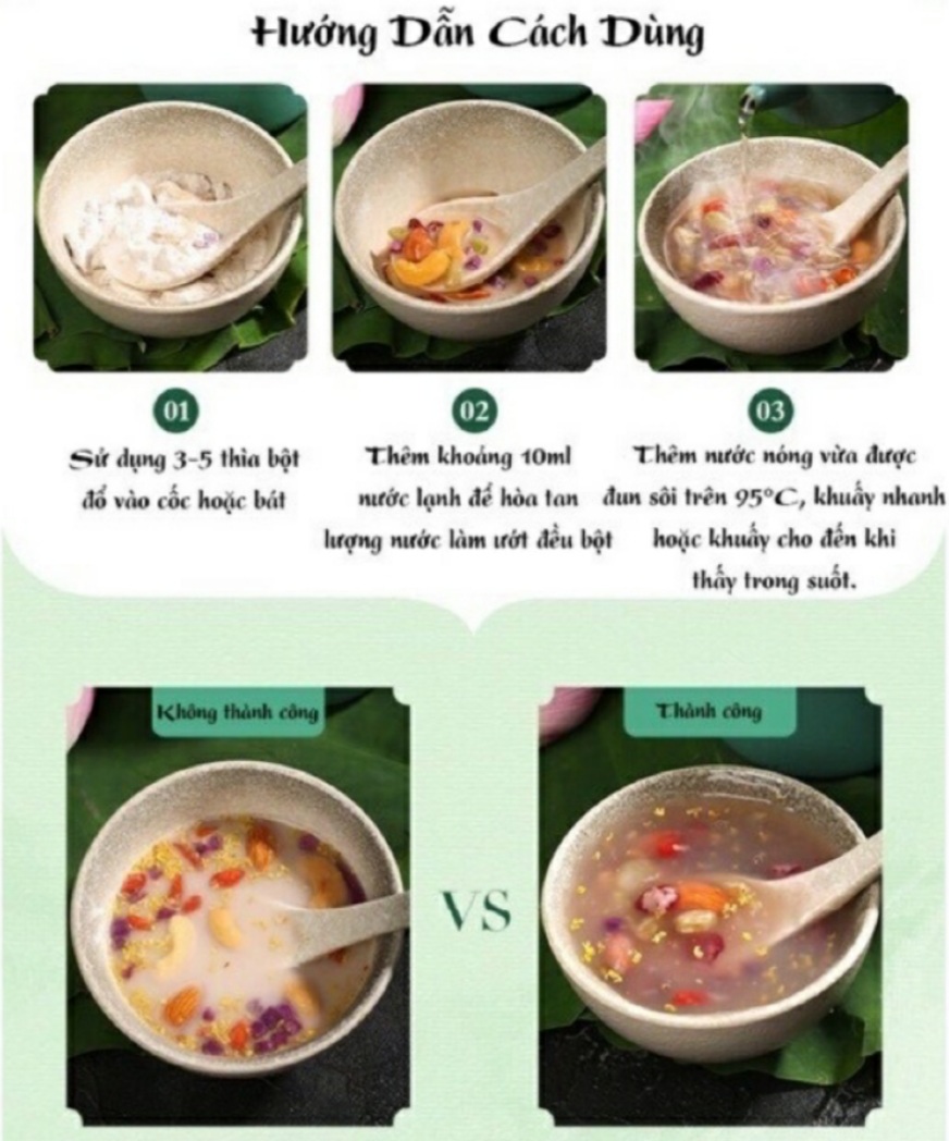 BỘT SEN LÝ TỬ THẤT HŨ 500GR