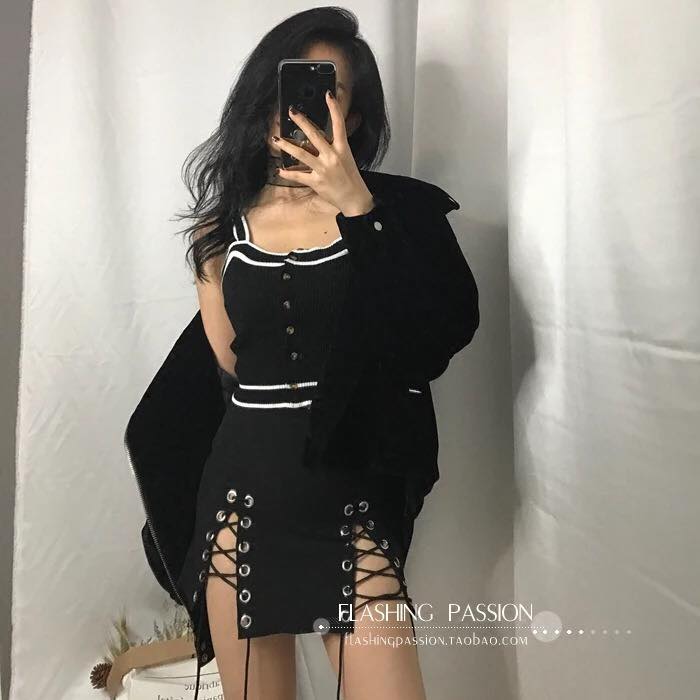 CHÂN VÁY BODY XẺ ĐÙI 2 BÊN HOT HIT