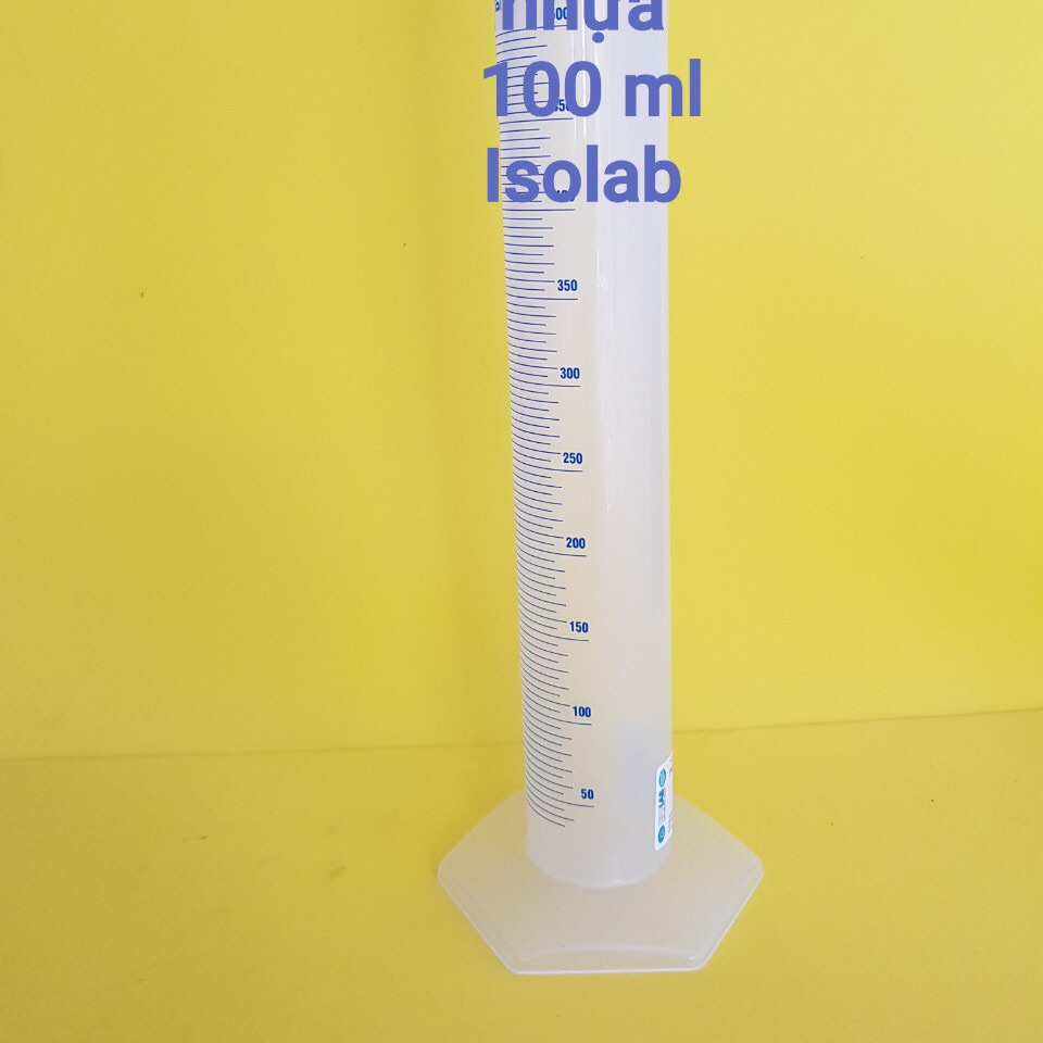 [HCM]Ống đong nhựa 100ml Isolab