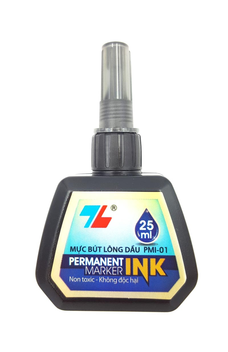 Fahasa - Mực Bút Lông Dầu Thiên Long PMI-01 - Mực Đen