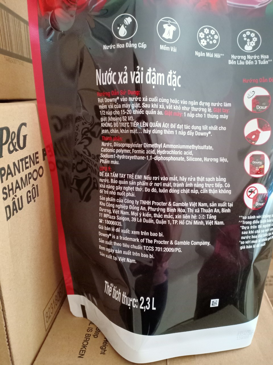 Nước xả Downy ĐAM MÊ túi 2.5L