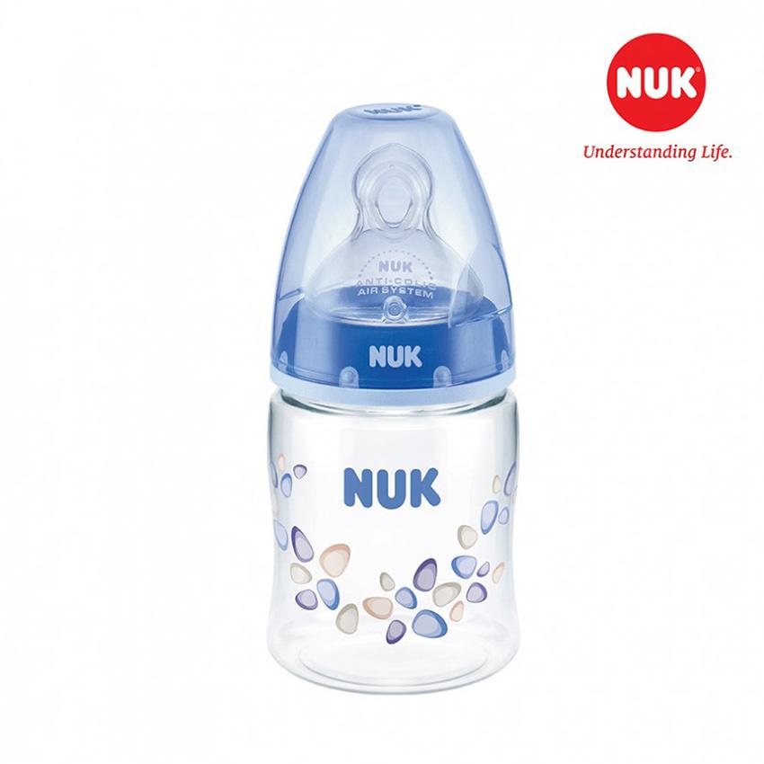 Bình sữa NUK PA 150ml bé 0-6 tháng Hồng (ngẫu nhiên nếu hết màu)