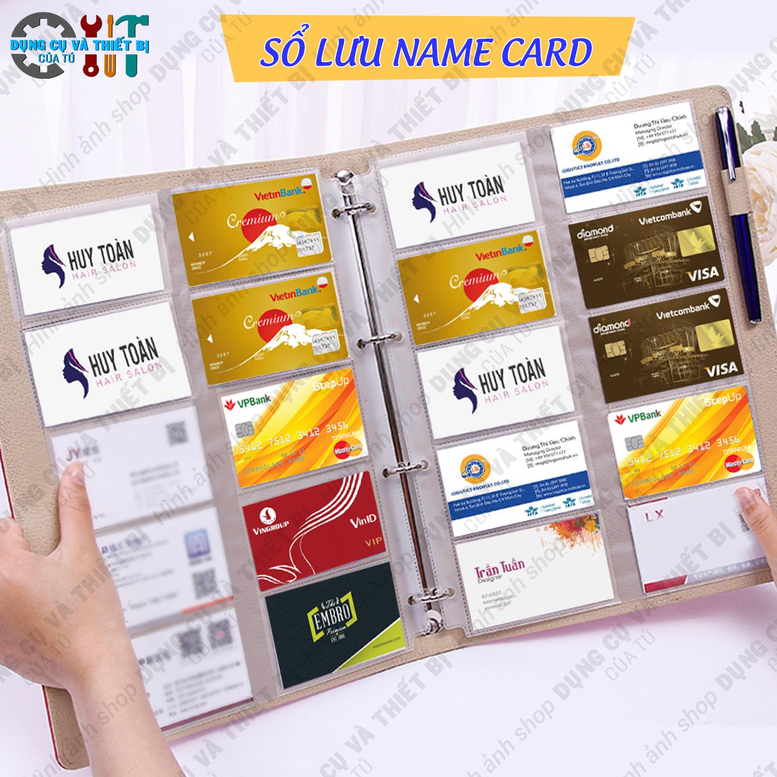 SỔ ĐỰNG NAME CARD, VISIT 400 CARDS CARD