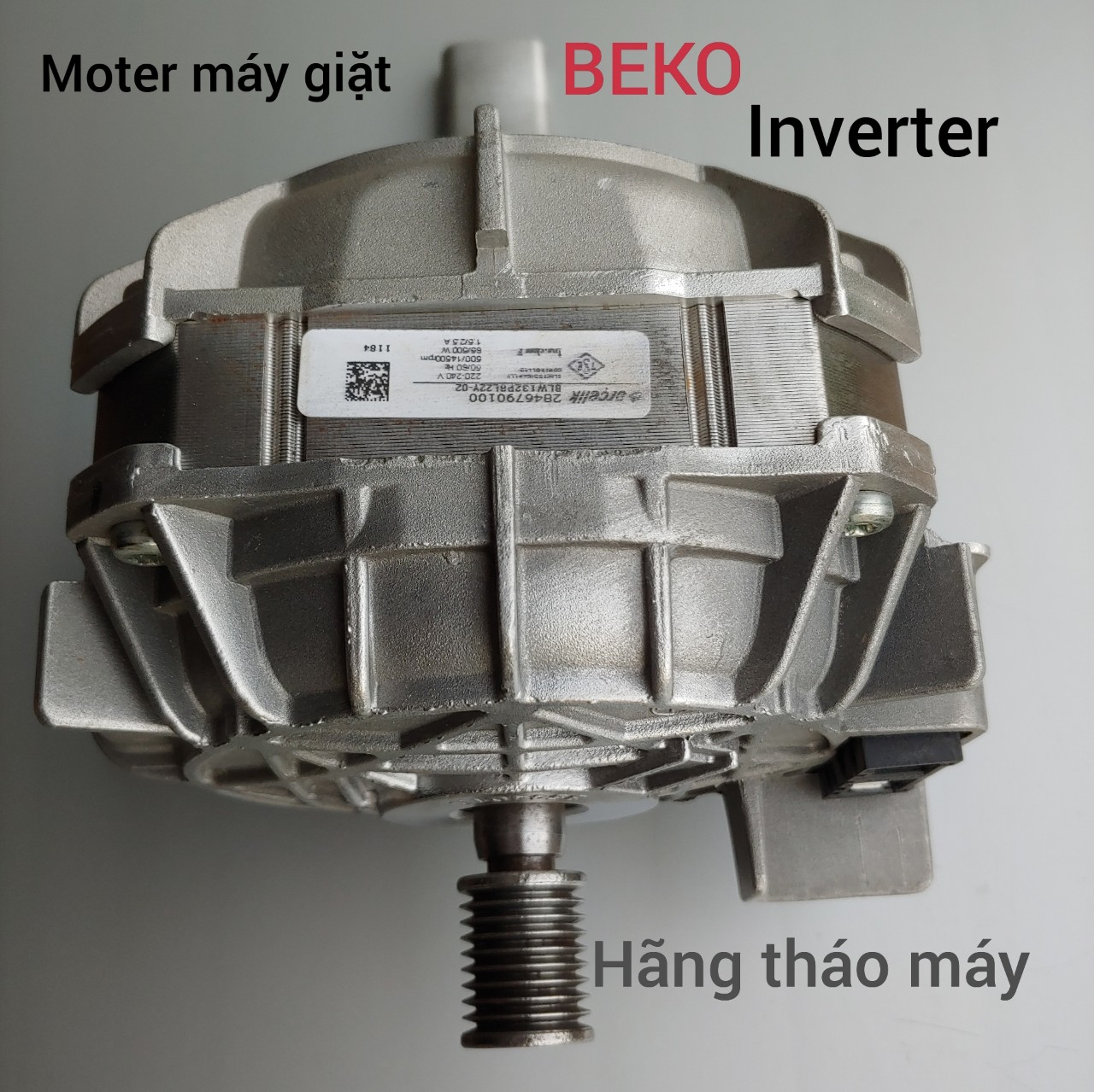 Moter máy giặt BEKO Inverter ( Hãng tháo máy)