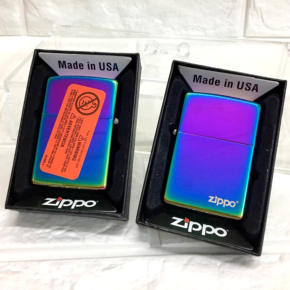 [ FULL BOX ] BẬT LỬA ZIPPO MỸ TRƠN BÓNG (CÓ TEM ĐỎ) - (XÀI XĂNG) #7 MÀU