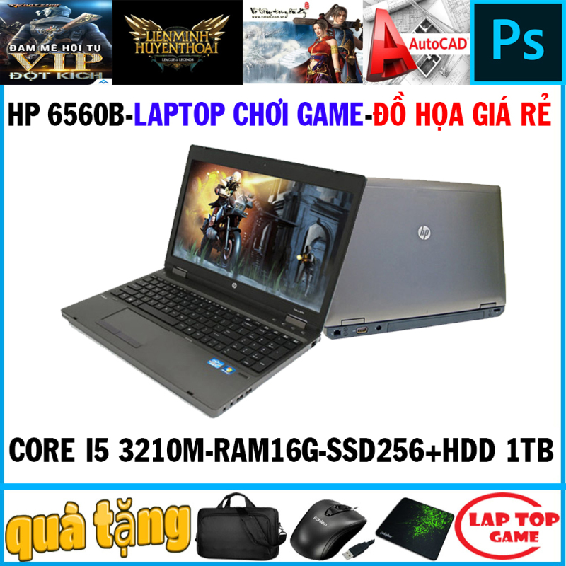 Bảng giá Laptop game+đồ họa -HP 6560B Core i5 2450M/ Ram 16G/ SSD 256G+ HDD 1TB/ Màn 15 inch Vỏ Nhôm) DÒNG MÁY BỀN BỈ CHẠY 24/24 Phong Vũ