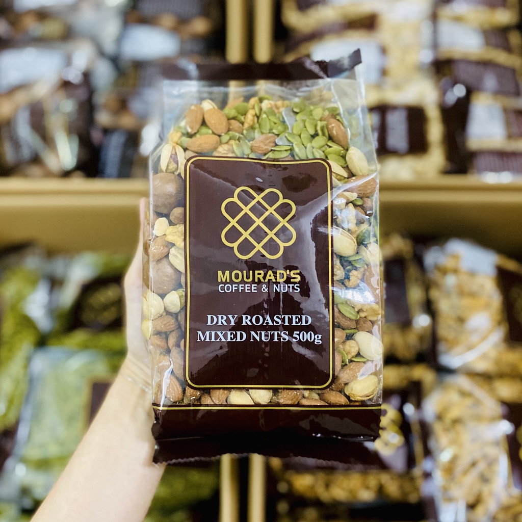 Hạt Mourad's Úc Túi 500g (Hạnh Nhân/ Bí Xanh/ Macca/ Óc Chó/ Hạt Dẻ/ Mix Hạt/ Nho Vàng/ Nho Mix) Hàng Chuẩn