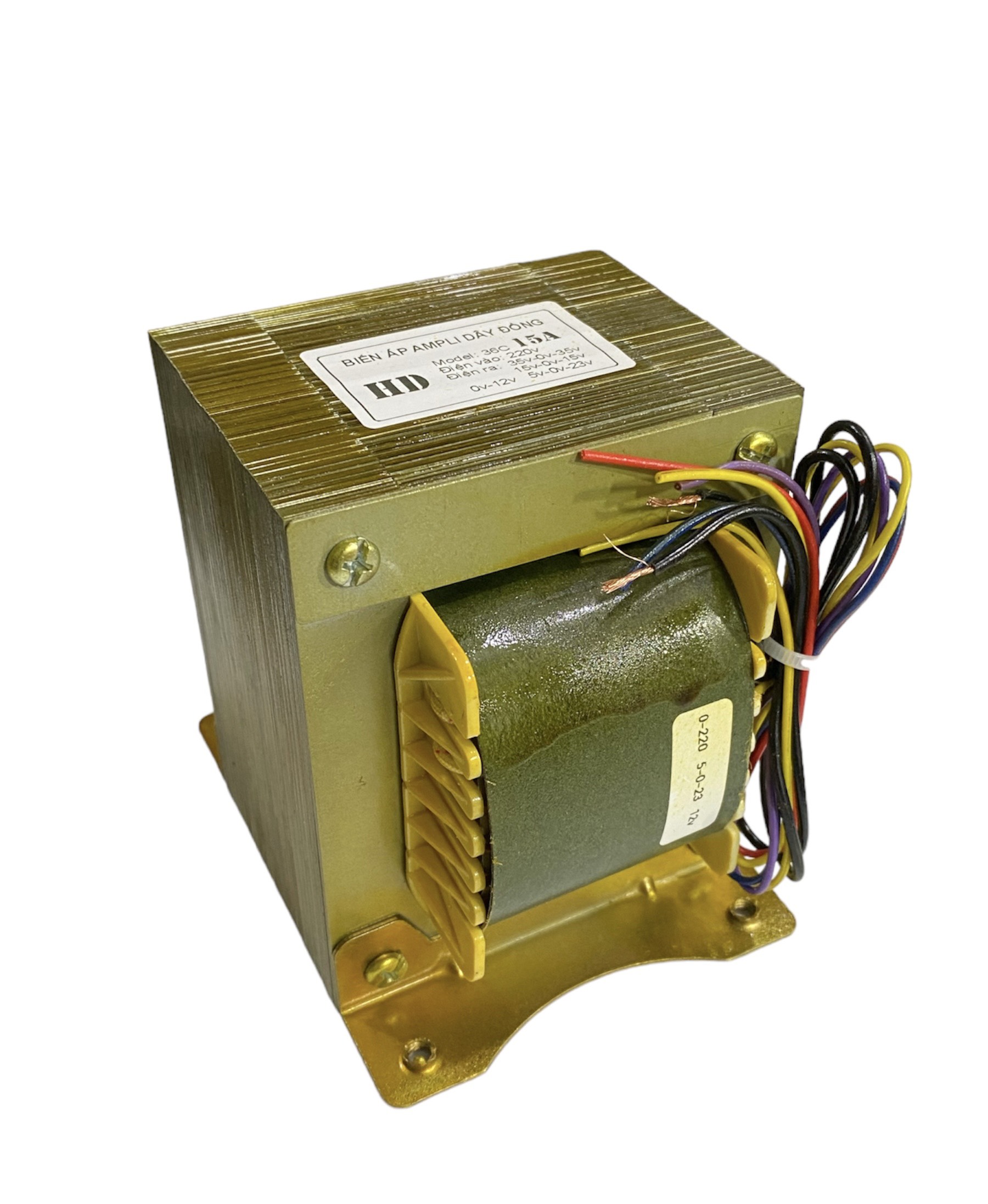 Biến áp Ampli 15A 35V đôi 100% Dây đồng