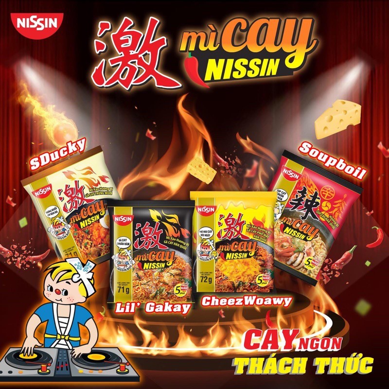 30 GÓI MÌ CAY ĂN LIỀN MISIN (MÌ XÀO HƯƠNG VỊ GÀ CAY HÀN QUỐC)