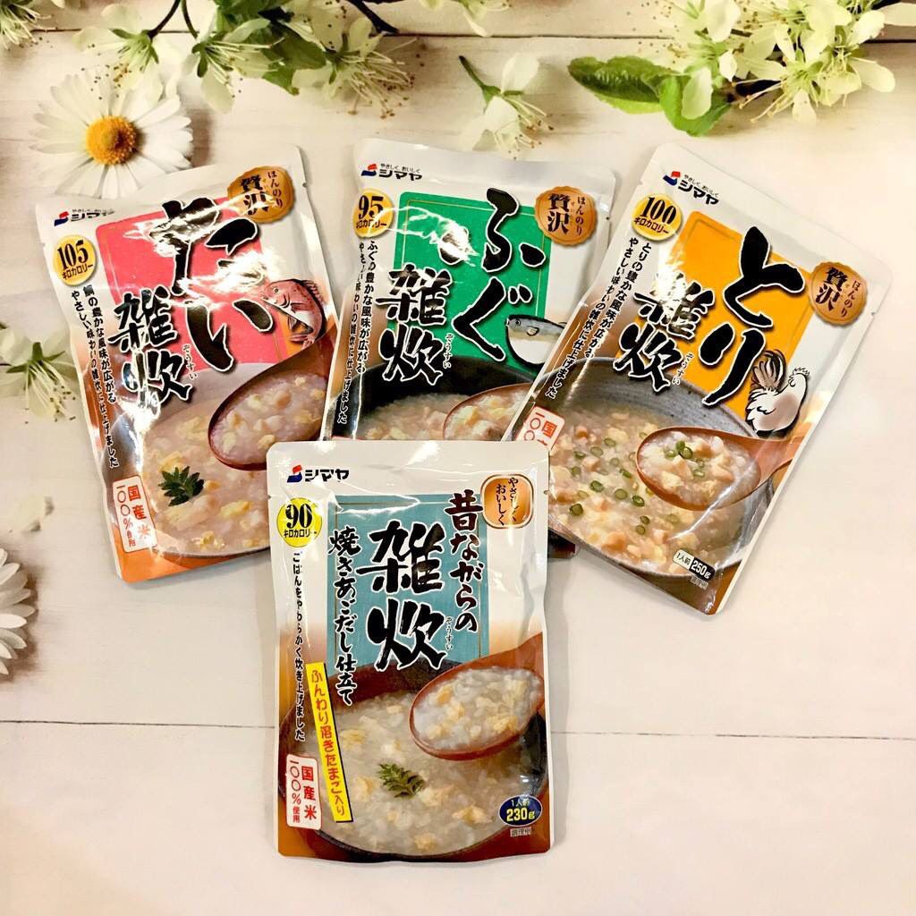 Cháo Cho Bé Ăn Liền Shimaya vị cá hồng 10/24