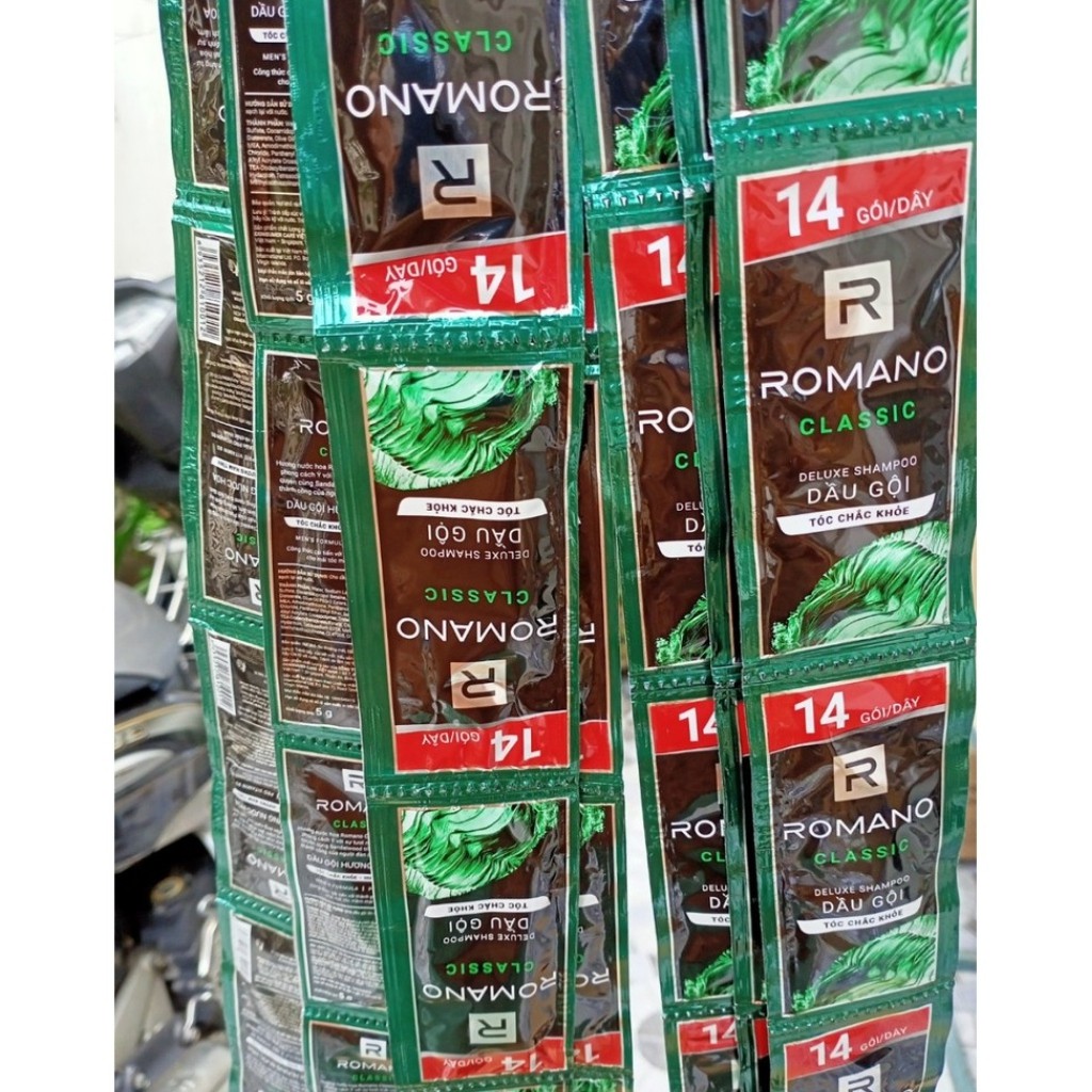 50 gói dầu gội Romano sạch gàu 5g