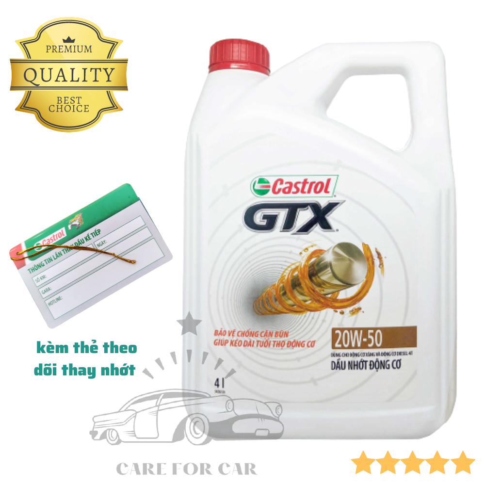 CASTROL GTX 20W-50 - 4L