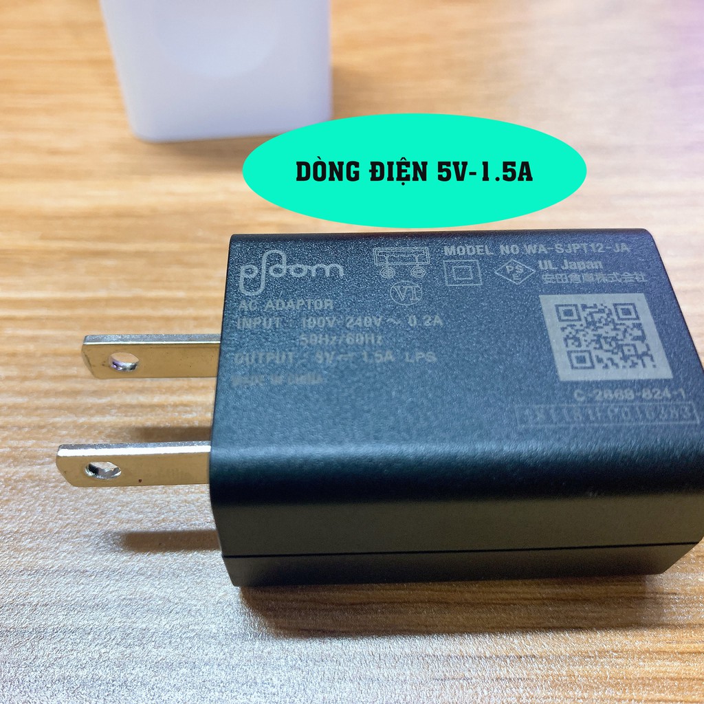 Củ sạc điện thoại camera ploomtech 5v 1.5a cổng usb sạc điện thoại, camera