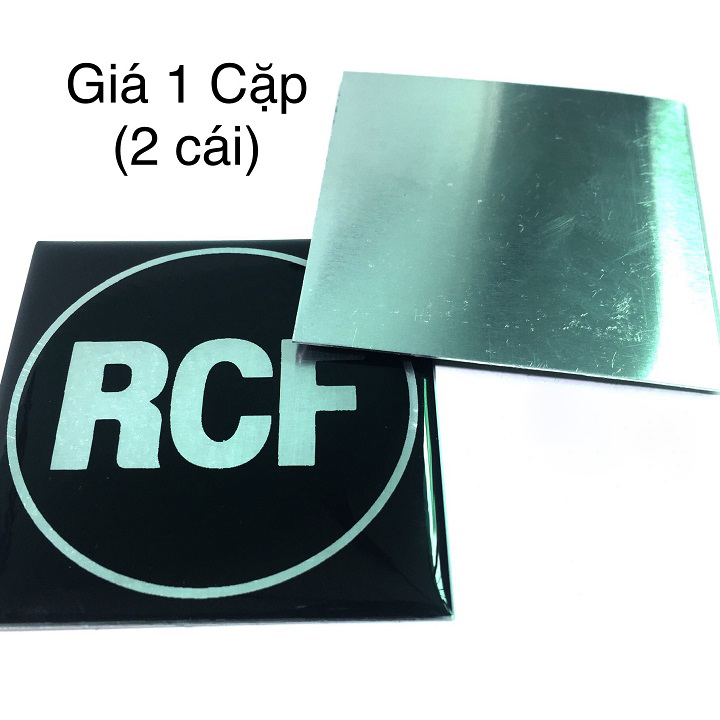 [HCM]CẶP TEM DÁN THÙNG LOA LOGO RCF- GIÁ 1 CẶP