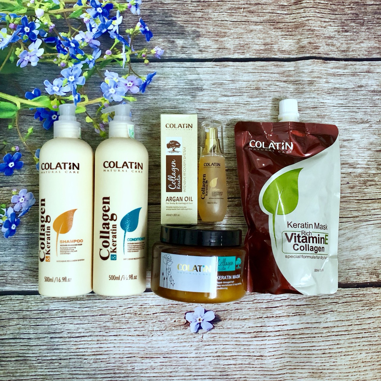 [+Tặng mũ trùm][HCM]Tinh dầu dưỡng tóc COLATIN Argan Oil 40ML