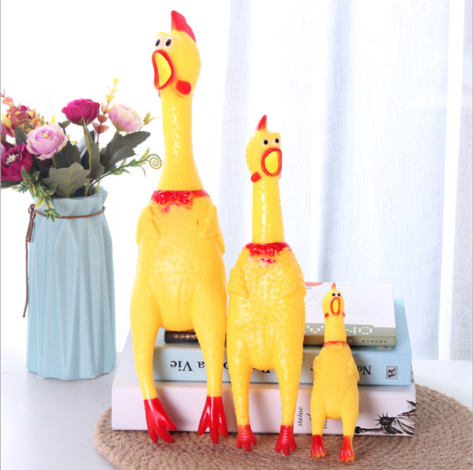Đồ Chơi Trẻ Em Gà Bóp Kêu ò ó o