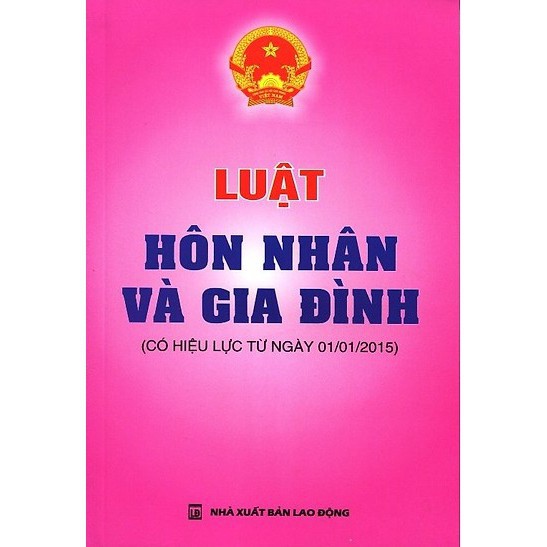Sách - Luật Hôn nhân và Gia đình (NXB Lao động)