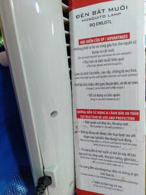 Đèn bắt muỗi điện quang ĐQ EML07L