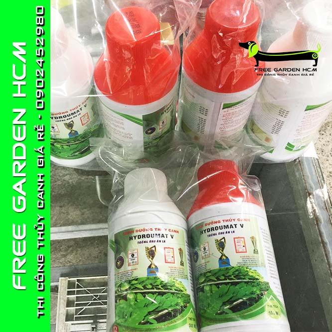 Combo 3 cặp dung dịch thủy canh rau ăn lá hydroumat v - dinh dưỡng thủy canh