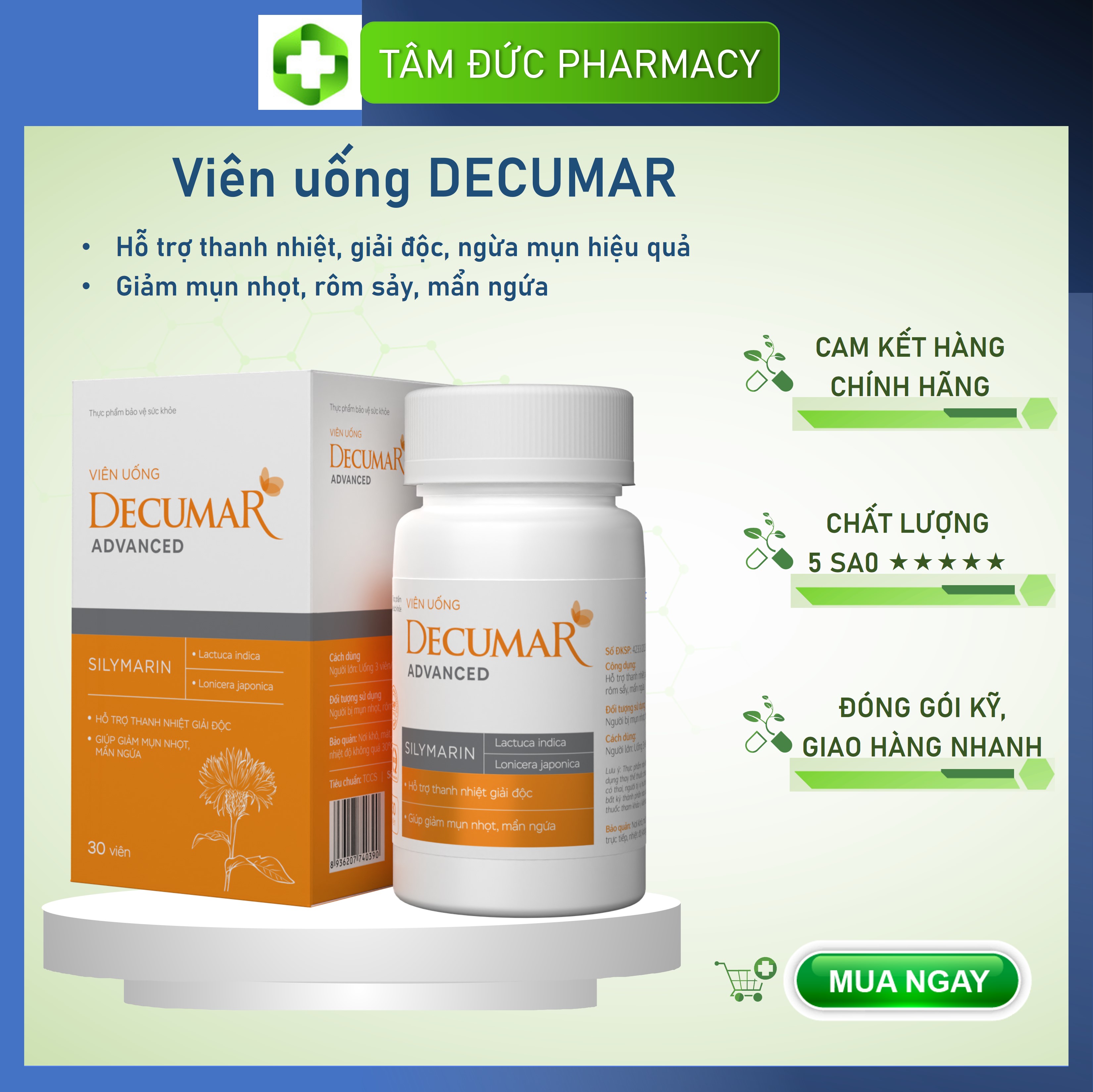 Viên uống Decumar Advanced