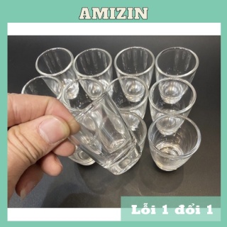 Bộ 20 ly uống rượu bằng nhựa trong suốt AMIZIN Chén nhỏ uống rượu Freeship thumbnail