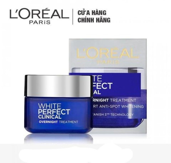 Kem dưỡng đêm giảm thâm nám - trắng mịn L’Oreal White Perfect Clinical (50ml), cam kết sản phẩm đúng mô tả, chất lượng đảm bảo nhập khẩu