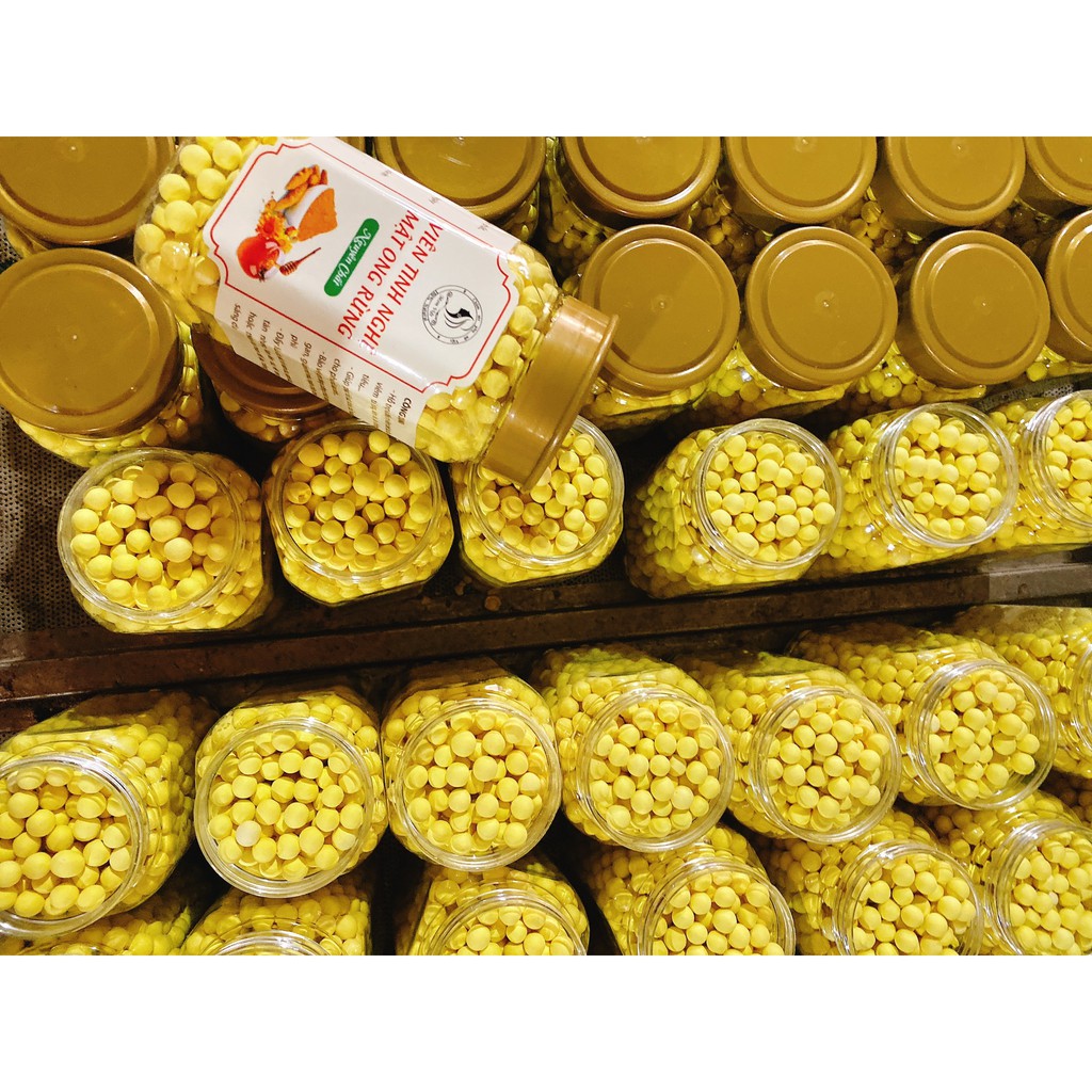 [ Handmade ] Viên Nghệ Mật Ong Hũ 500G
