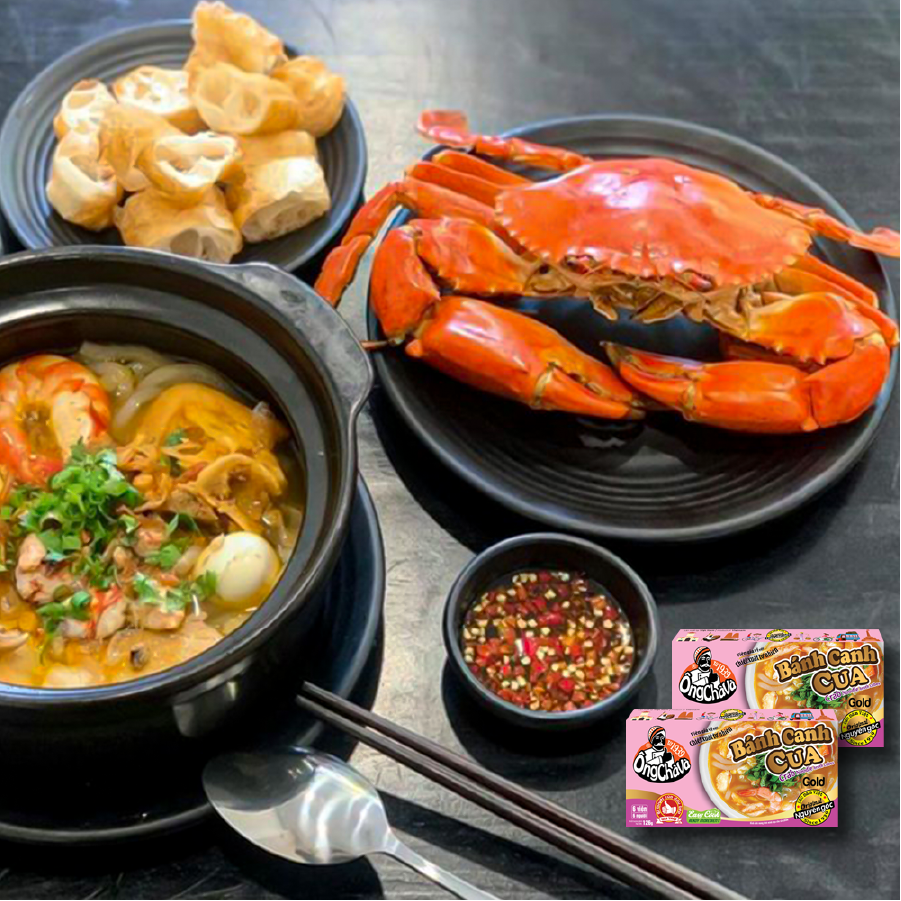 Viên Gia Vị Bánh Canh Cua Ông Chà Và Gold 126gr - Nấu Ngon Chuẩn Vị Không Cần Nêm Nếm