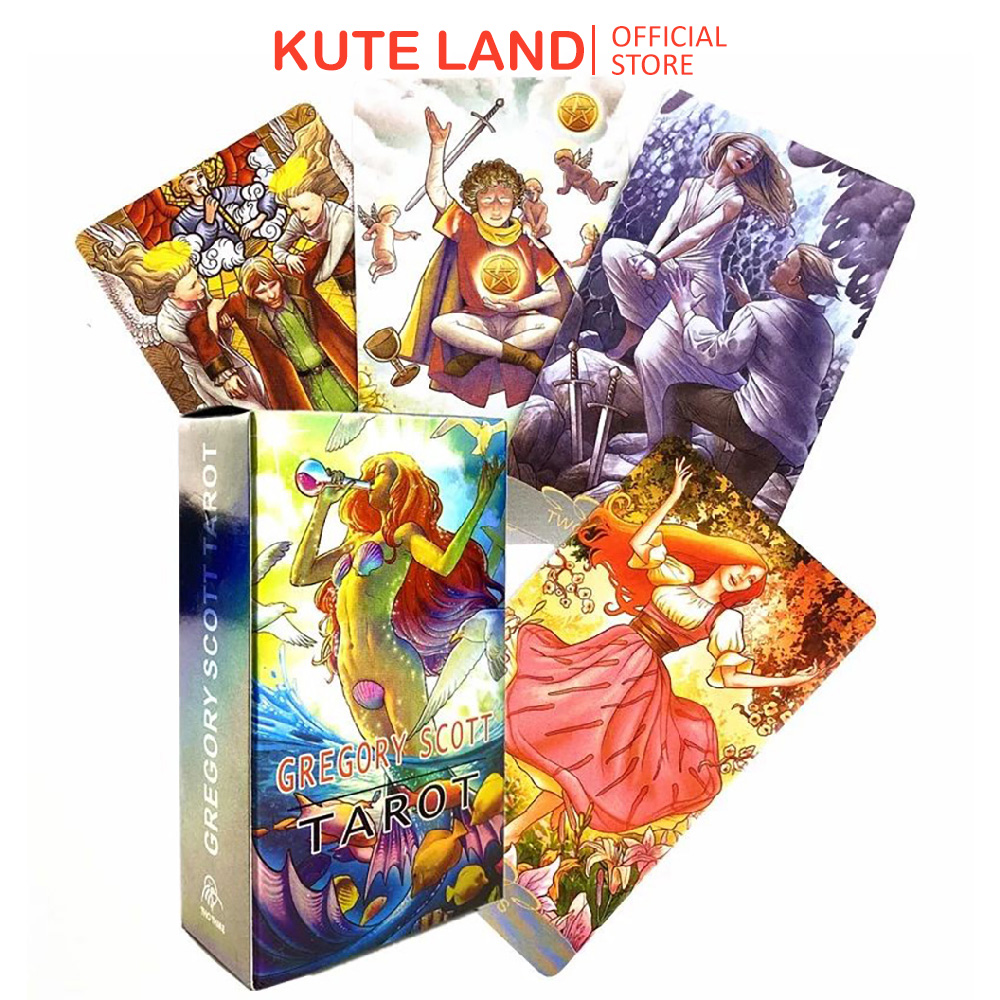 Bài Tarot Gregory Scott Tarot Óng Ánh Tặng Đá Thanh Tẩy