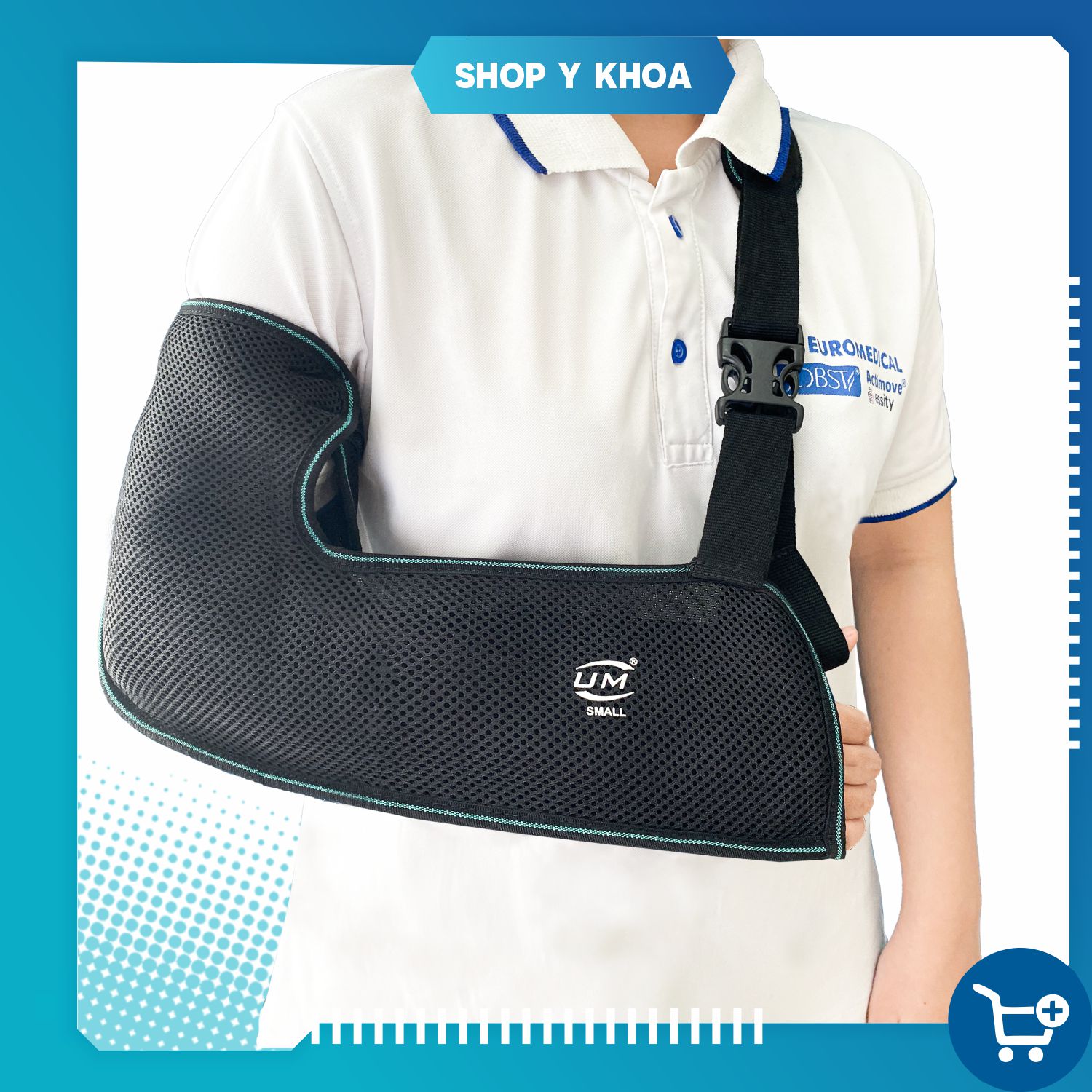 Đai treo tay dạng túi lưới đen United Medicare (C09)