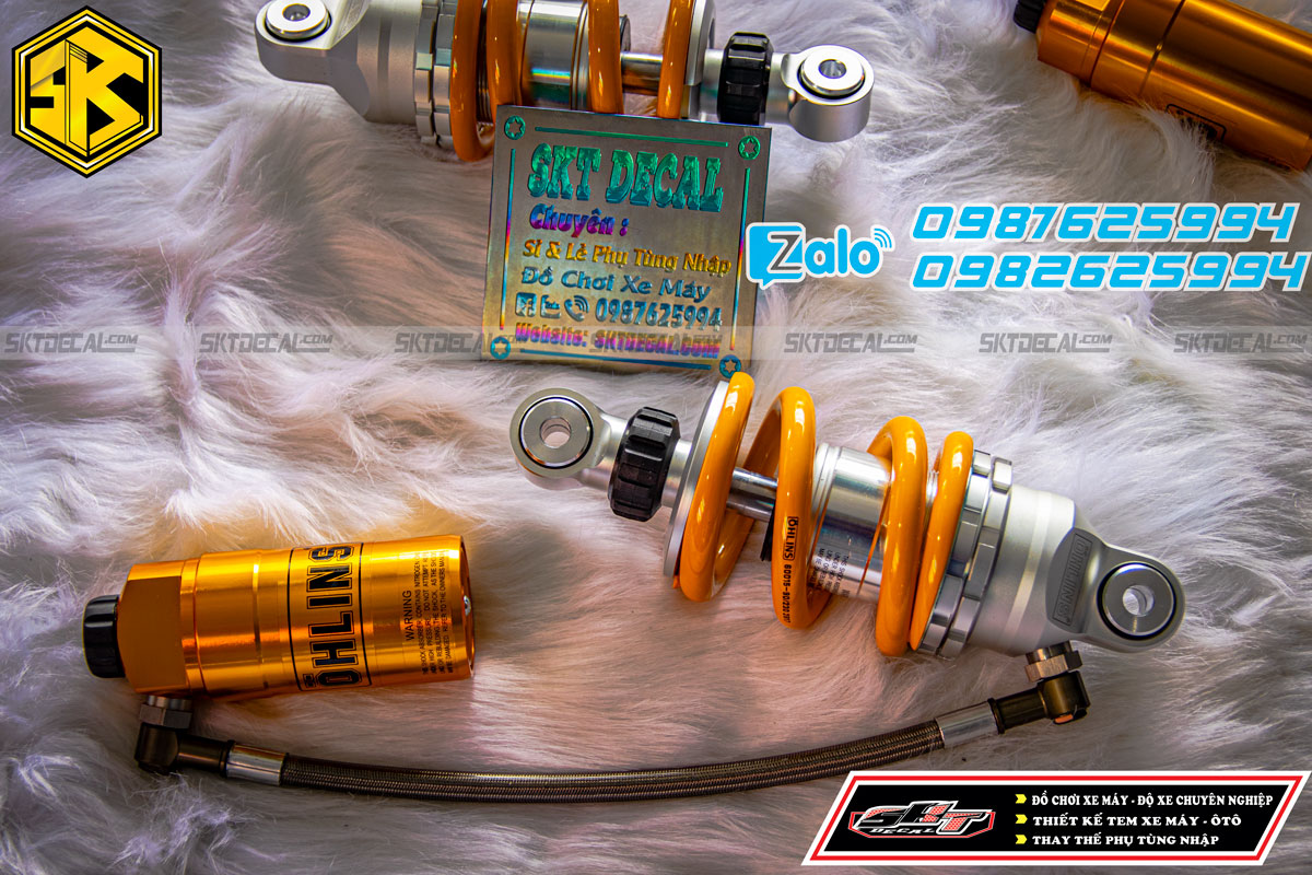 Phuộc Ohlins bình dầu exciter 150