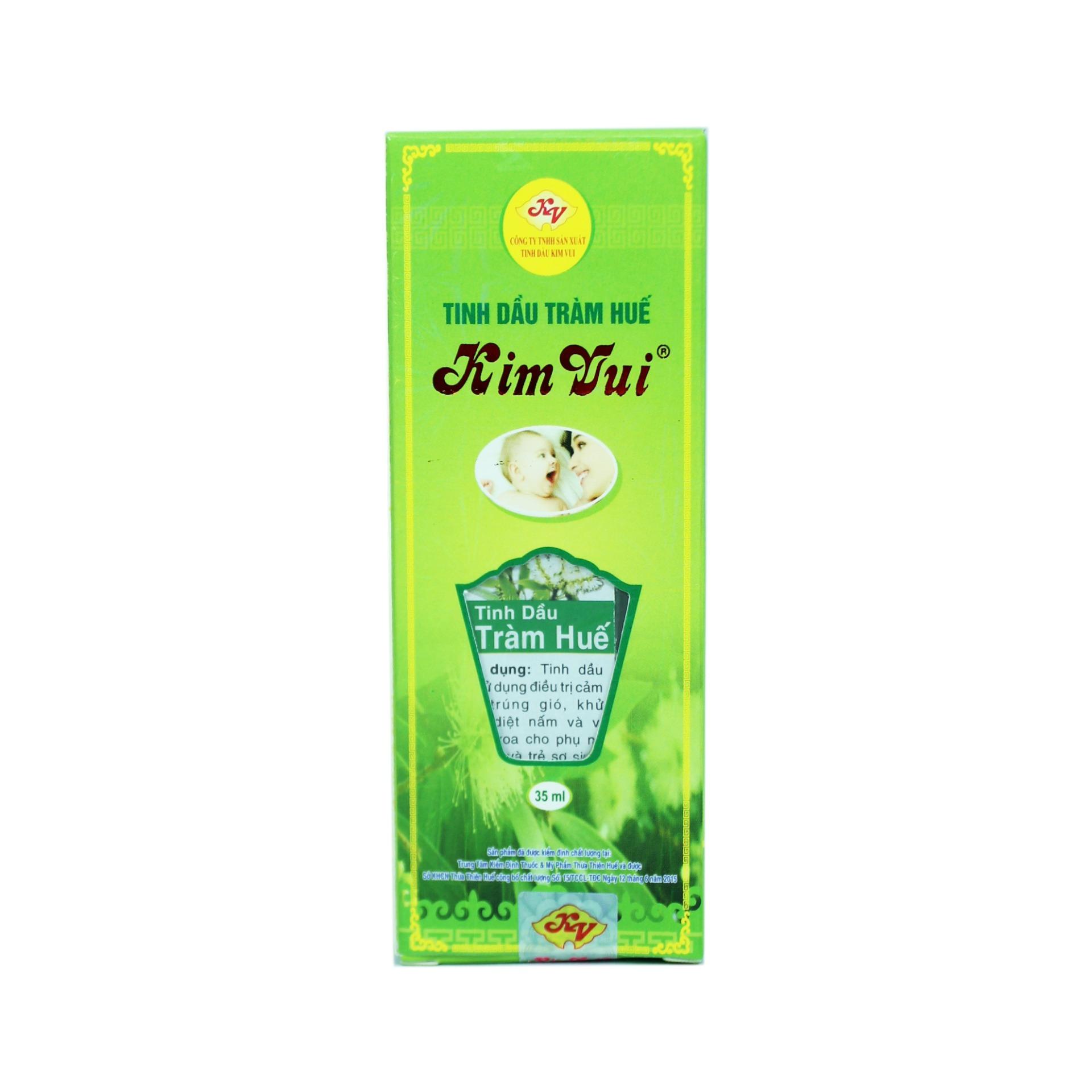 Tinh dầu tràm Huế Kim Vui 35ml(Vàng nhạt)