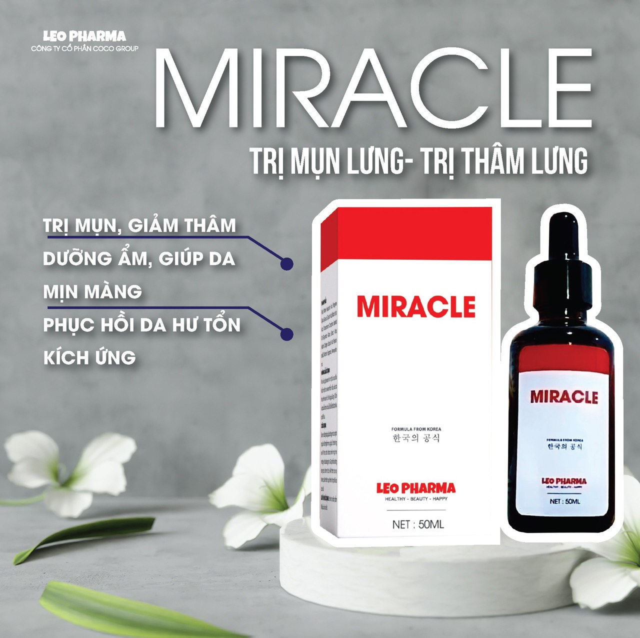 Combo tái tạo da miracle