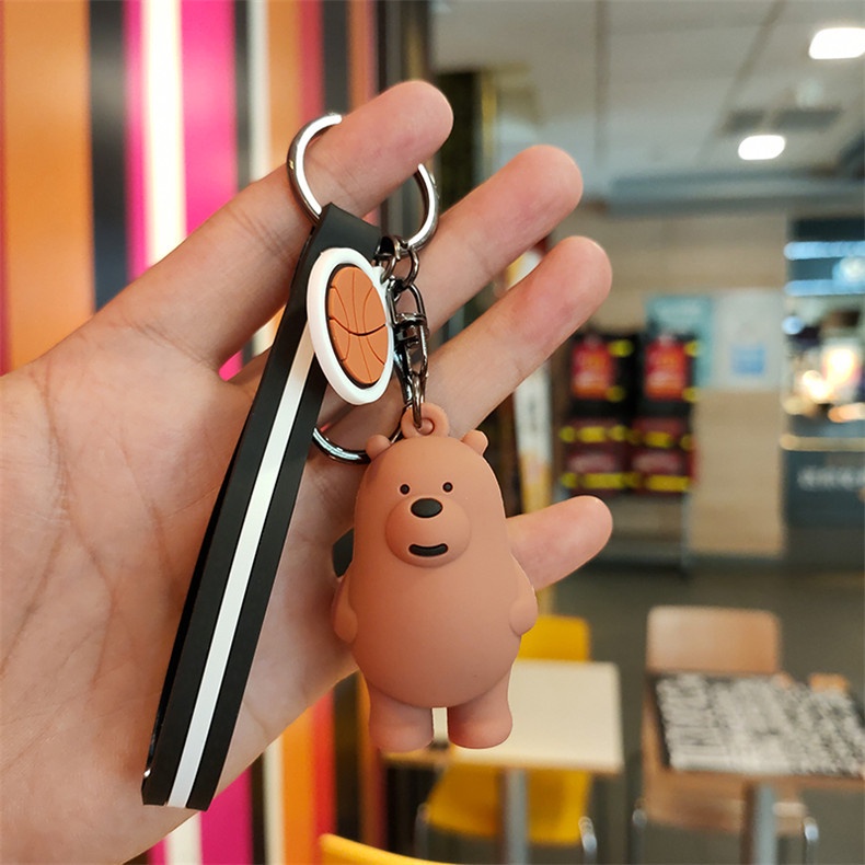 Móc khóa gấu we bare bears dễ thương - BullHouse.store