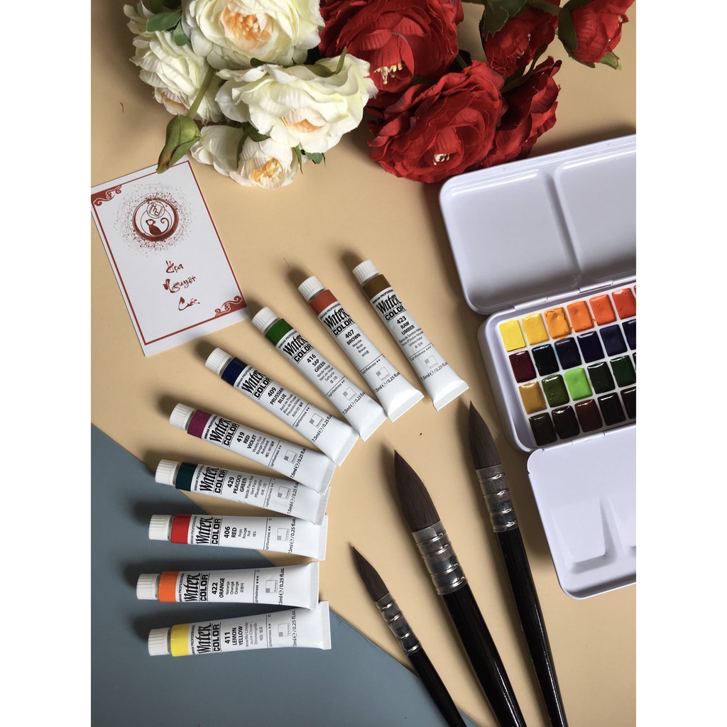 Màu nước professional tuýp lẻ