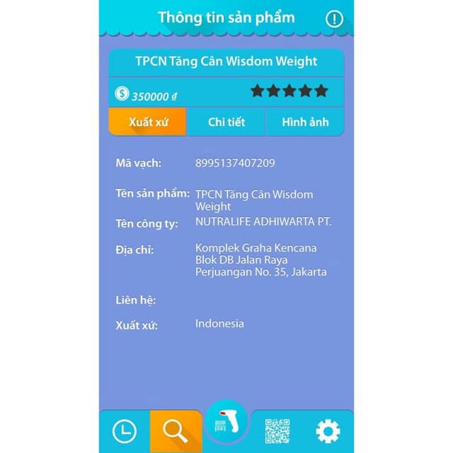 THUỐC TĂNG CÂN WISDOM WEIGHT