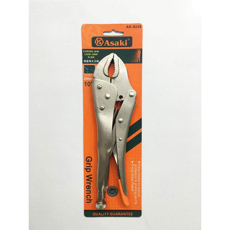 Kìm chết MỎ OVAL Asaki AK-8258 C2-10inch