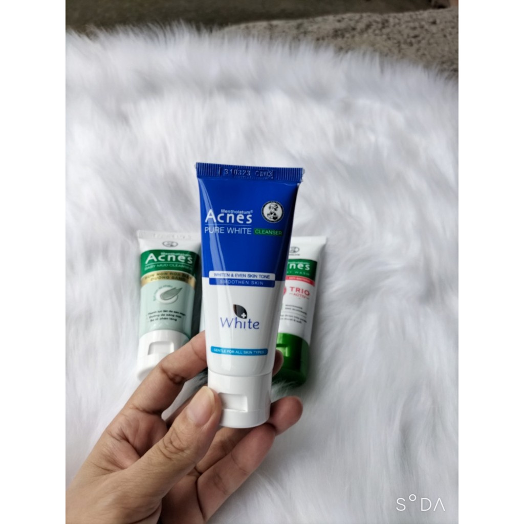 Combo 4 tuýp Kem rửa mặt Acnes 25g - Hàng Mẫu