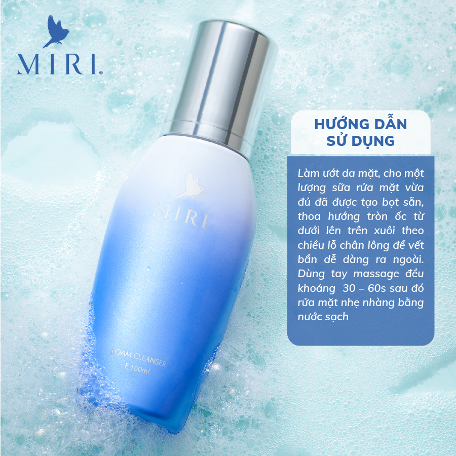 Sữa Rửa Mặt Tạo Bọt MIRI (100ml)