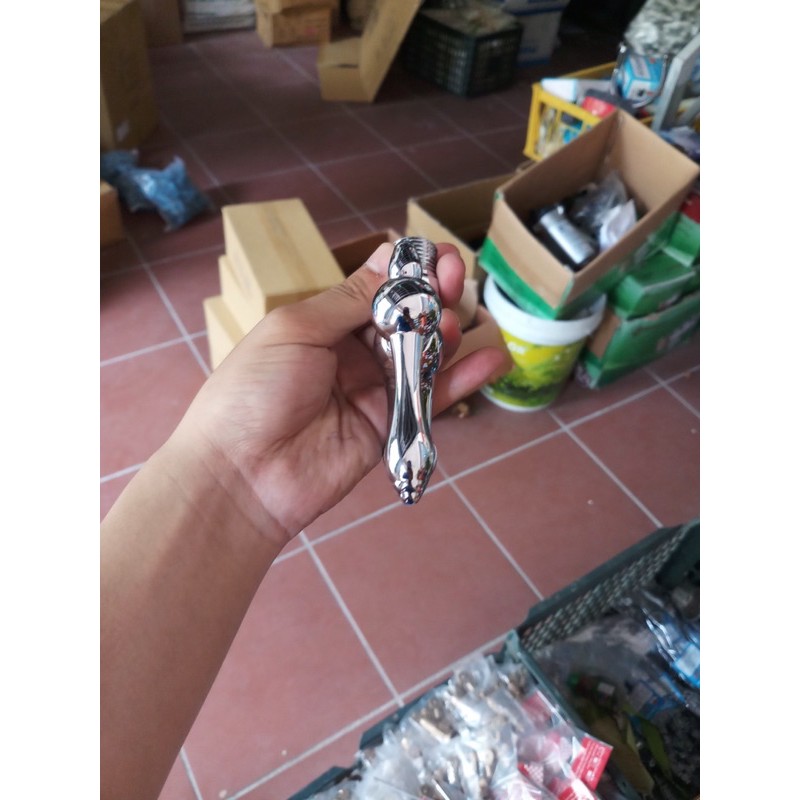 vòi xả toto đồng mạ