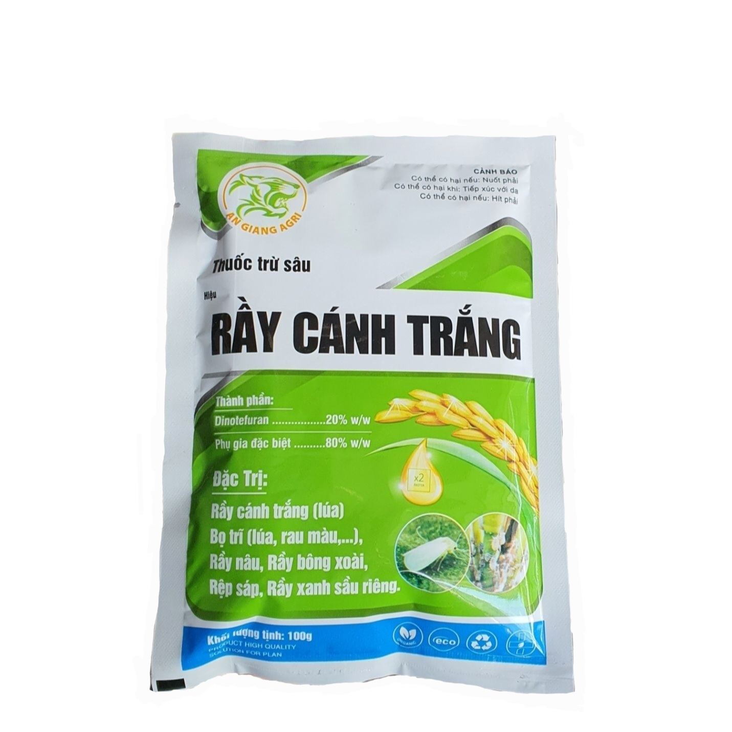 Thuốc trừ sâu RẦY CÁNH TRẮNG (100gr) SAFRICE 20WP