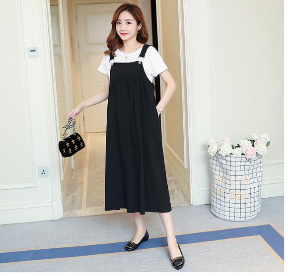 [HCM]ĐẦM BẦU CÔNG SỞ YẾM 2 MÀU (CÓ KÈM ÁO THUN)