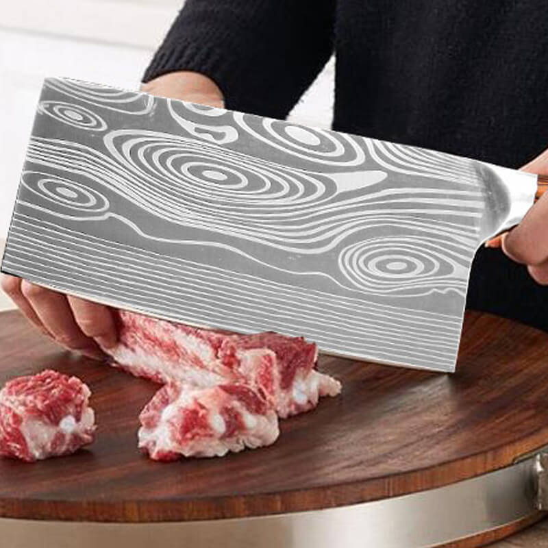 DAO BẾP NHẬT USUBA THÉP DAMASCUS MÃ FFDT117